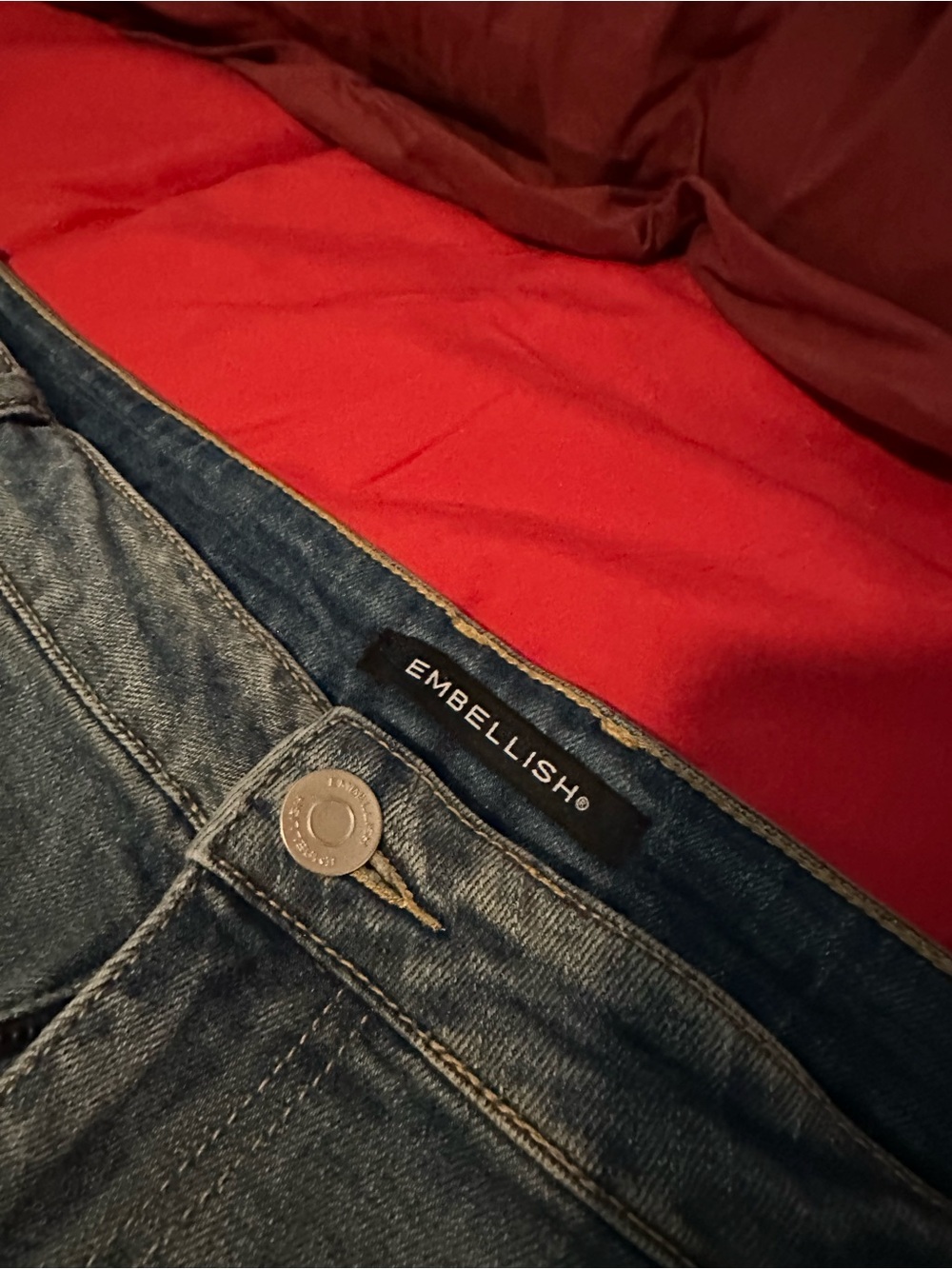 Distressed Light Blue Men’s Ripped Jeans - Picture 5 of 14